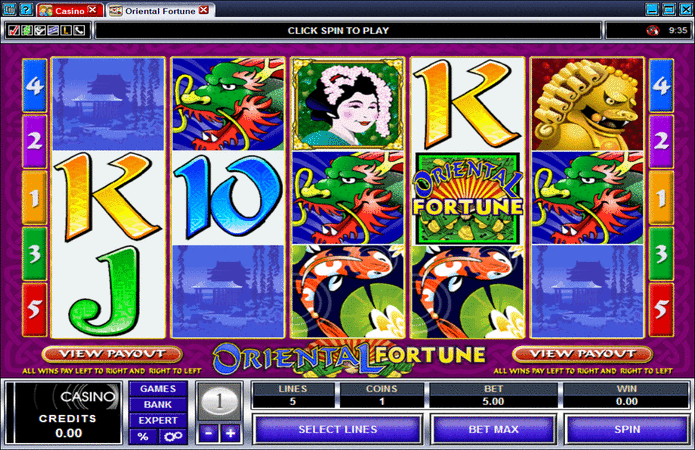 Oriental Fortune Slot Machine