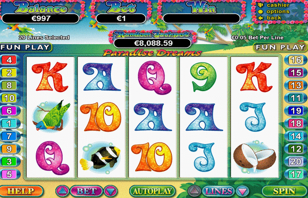 Paradise Dreams Slot Games