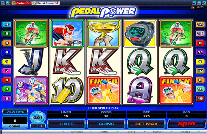 Pedal Power Slot Machine