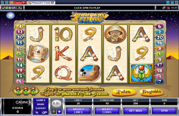 Pharaohs Tomb Slot Machine