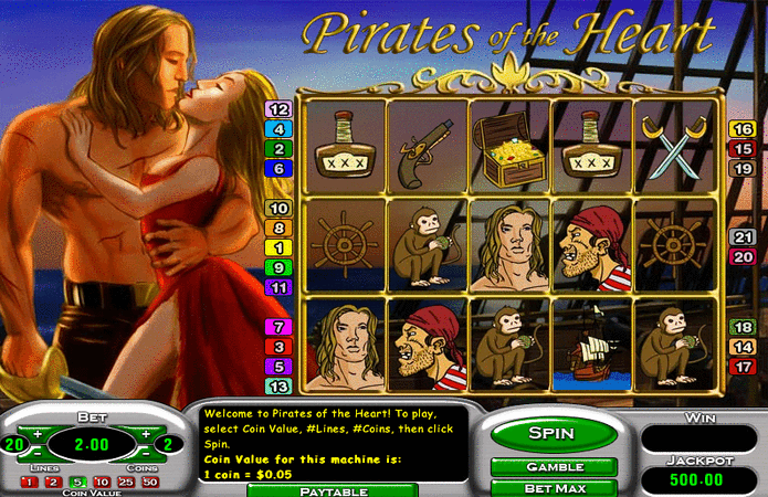 Pirates of the Heart Slot Game