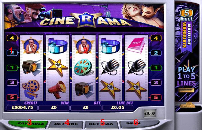 Playtech Slot Layout