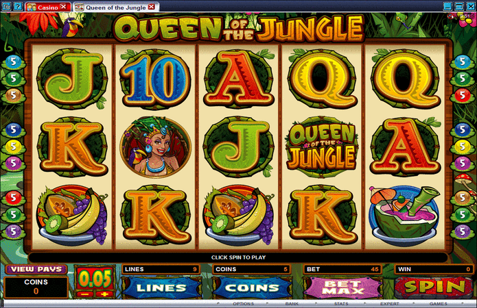 Queen of the Jungle Slot Game