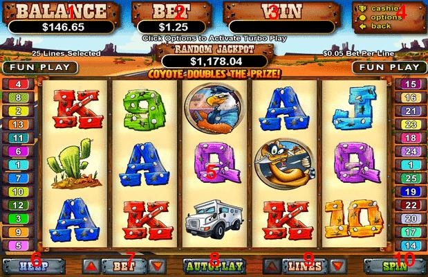 Random Jackpot Slot Layout