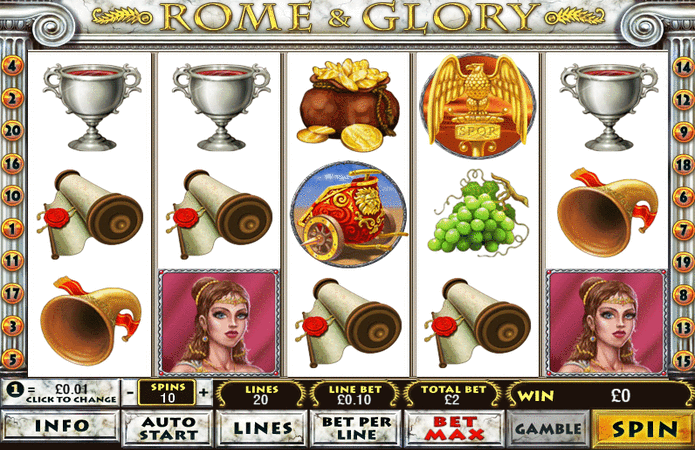 The Rome And Glory slot game
