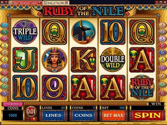 Ruby of the Nile Slot Machine