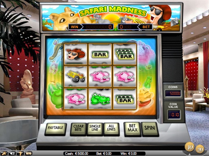 Safari Madness Slot Machine