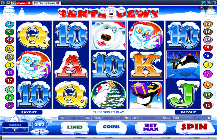 Santa Paws Slot Machine