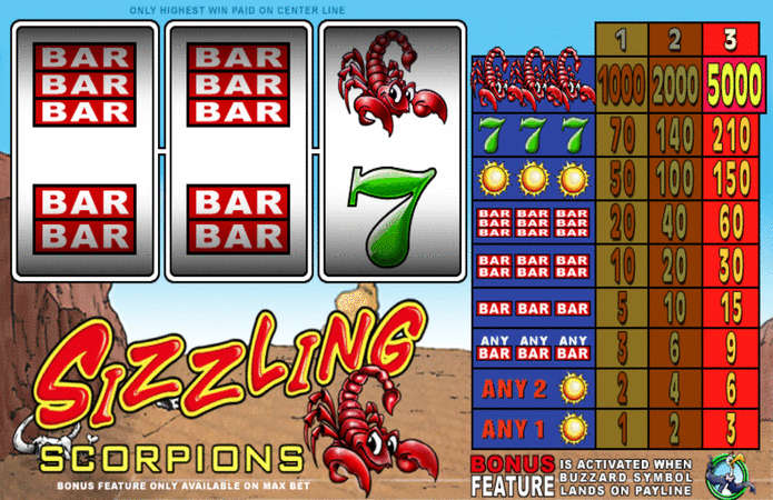 Sizzling Scorpions Slot