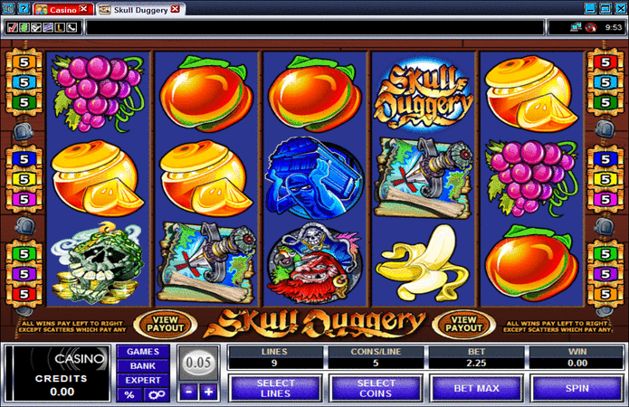 Skull Duggery Slot Machine