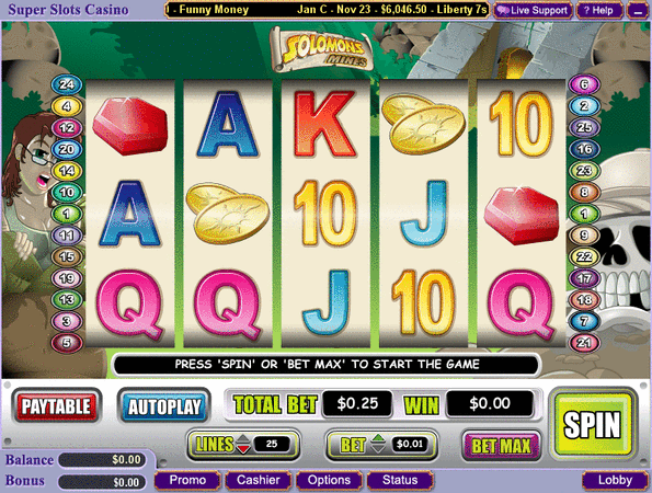 Solomons Mine Slot Game