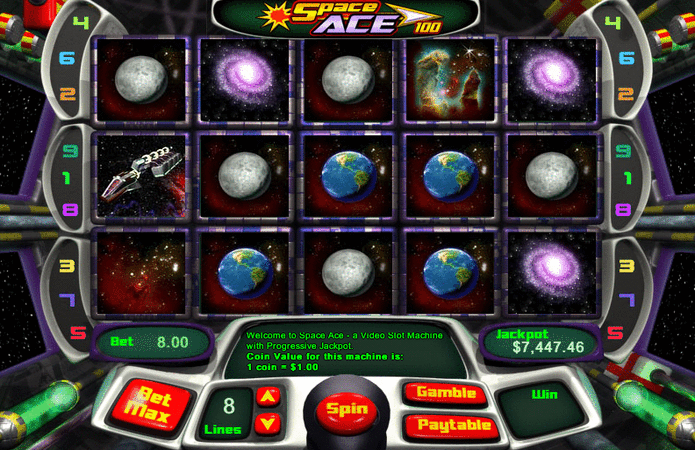 Space Ace 100 Slot Game
