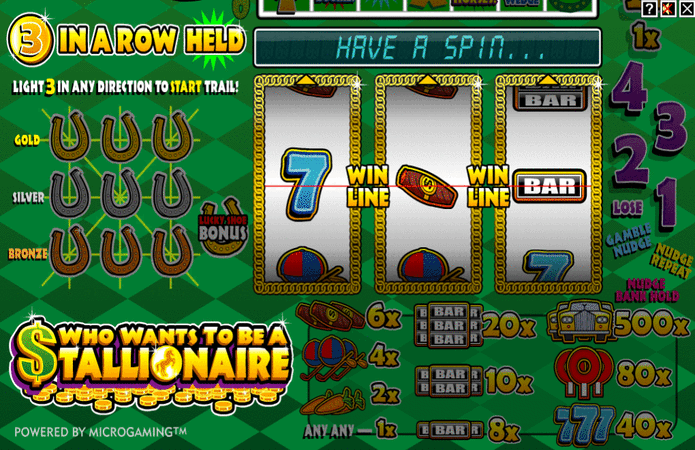 Who Wants to be a Stallionaire Fruit Machine