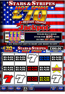 The Stars and Stripes Fruit Machine