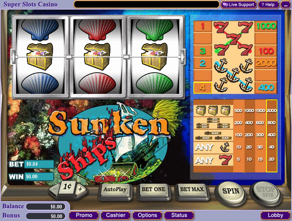 Sunken Ships Slot Game