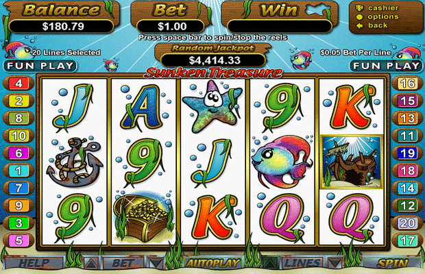 Sunken Treasure Slot Games
