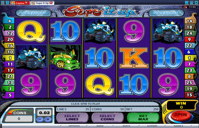Supe It Up Slot Machine