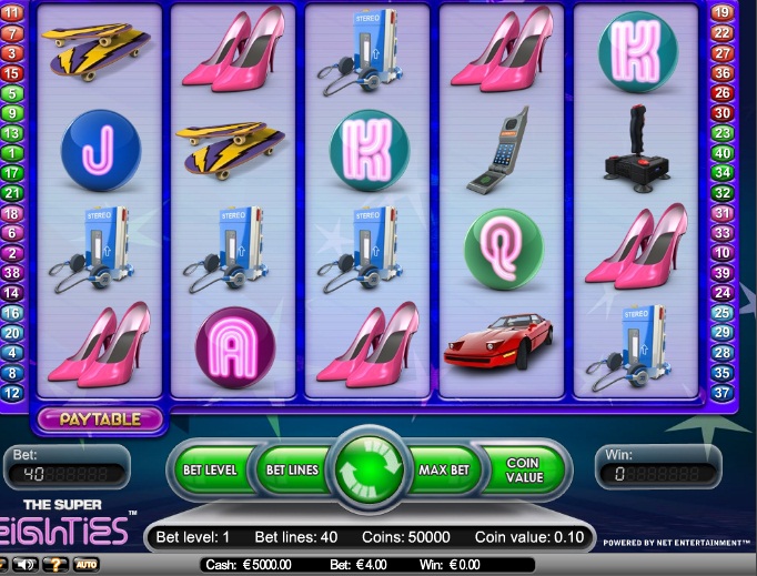 Super Eighties Slot Machine