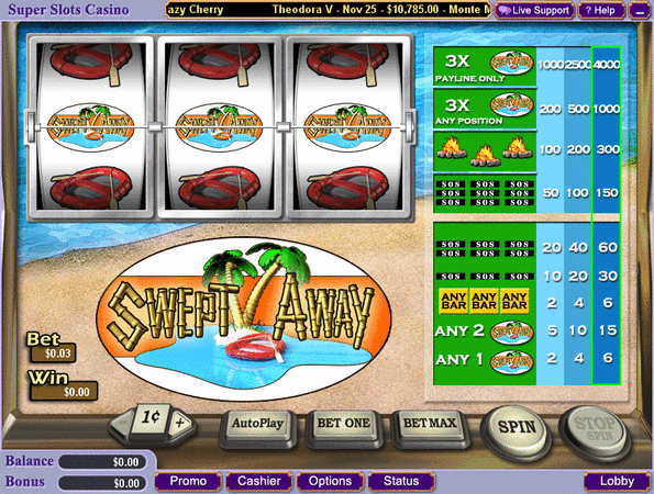 Swept Away Slot Game