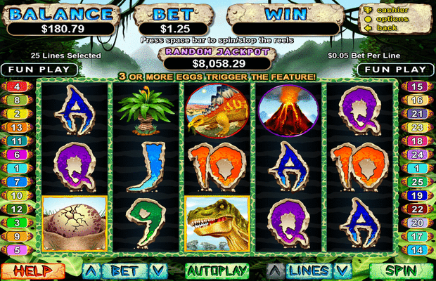 T-Rex Slot Games