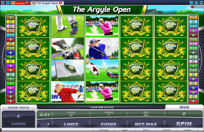 Argyle Open Slot Machine