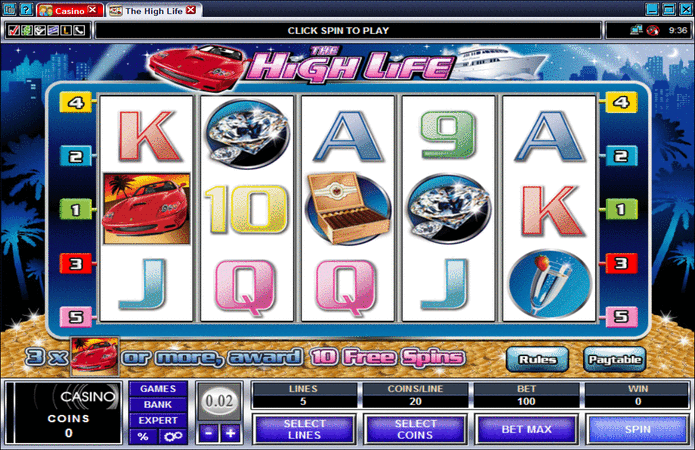 The High Life Slot Machine