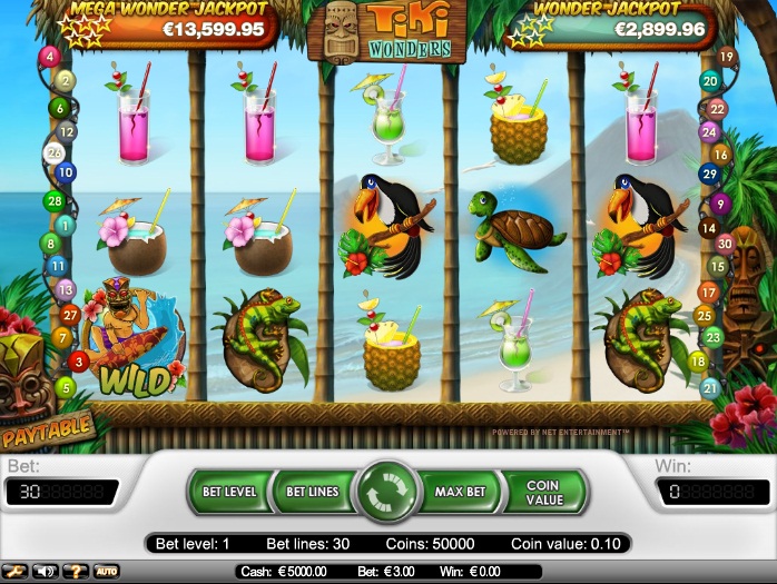Tiki Wonders Slot Machine