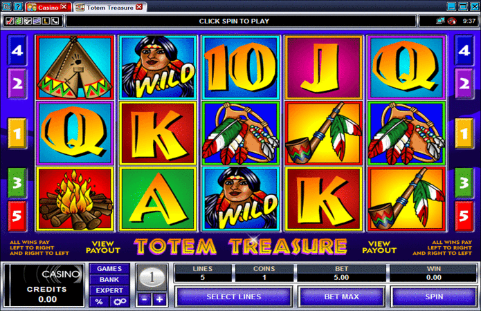 Totem Treasure Slot Machine