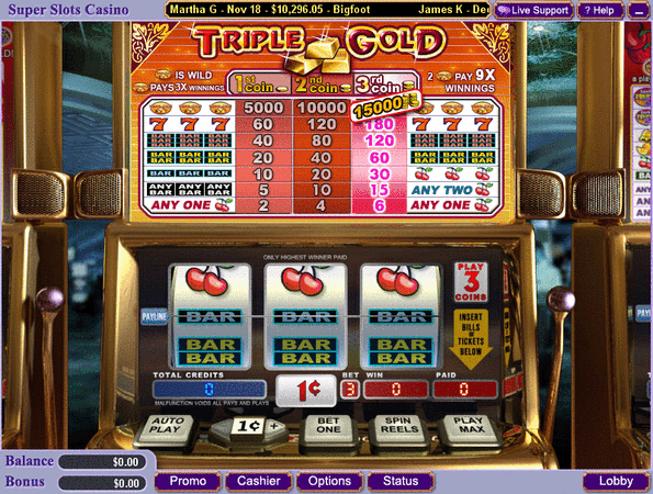 Triple Gold Slot Game