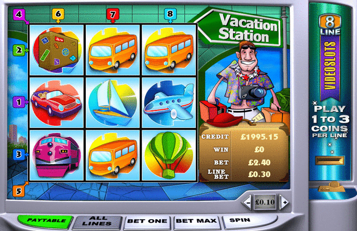 The Vacation Station slot game