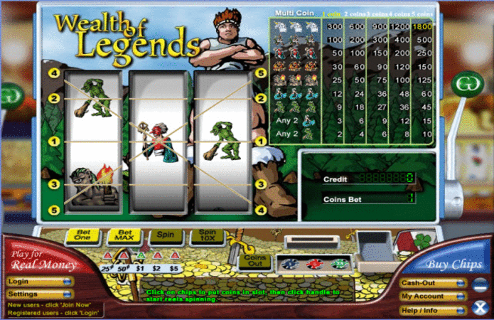Wealth Of Legends Slot Game